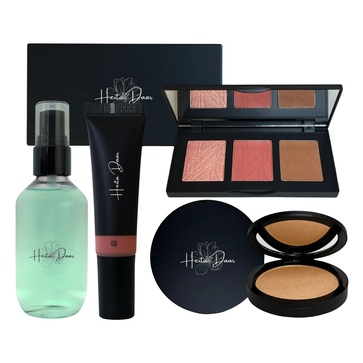Heita Cheek & Glow Blush Bundle for Dewy Flawless Skin